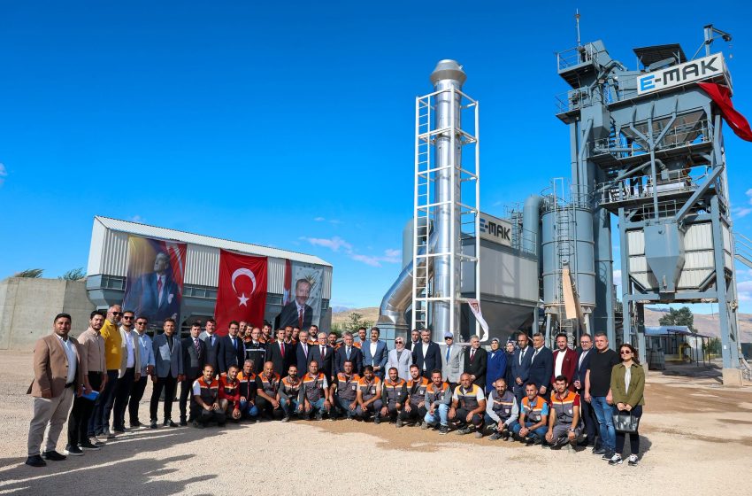  Suşehri’nde saatte 120 ton asfalt üretilecek
